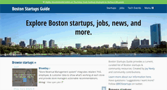 Desktop Screenshot of bostonstartupsguide.com